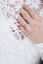 Rope ring worn