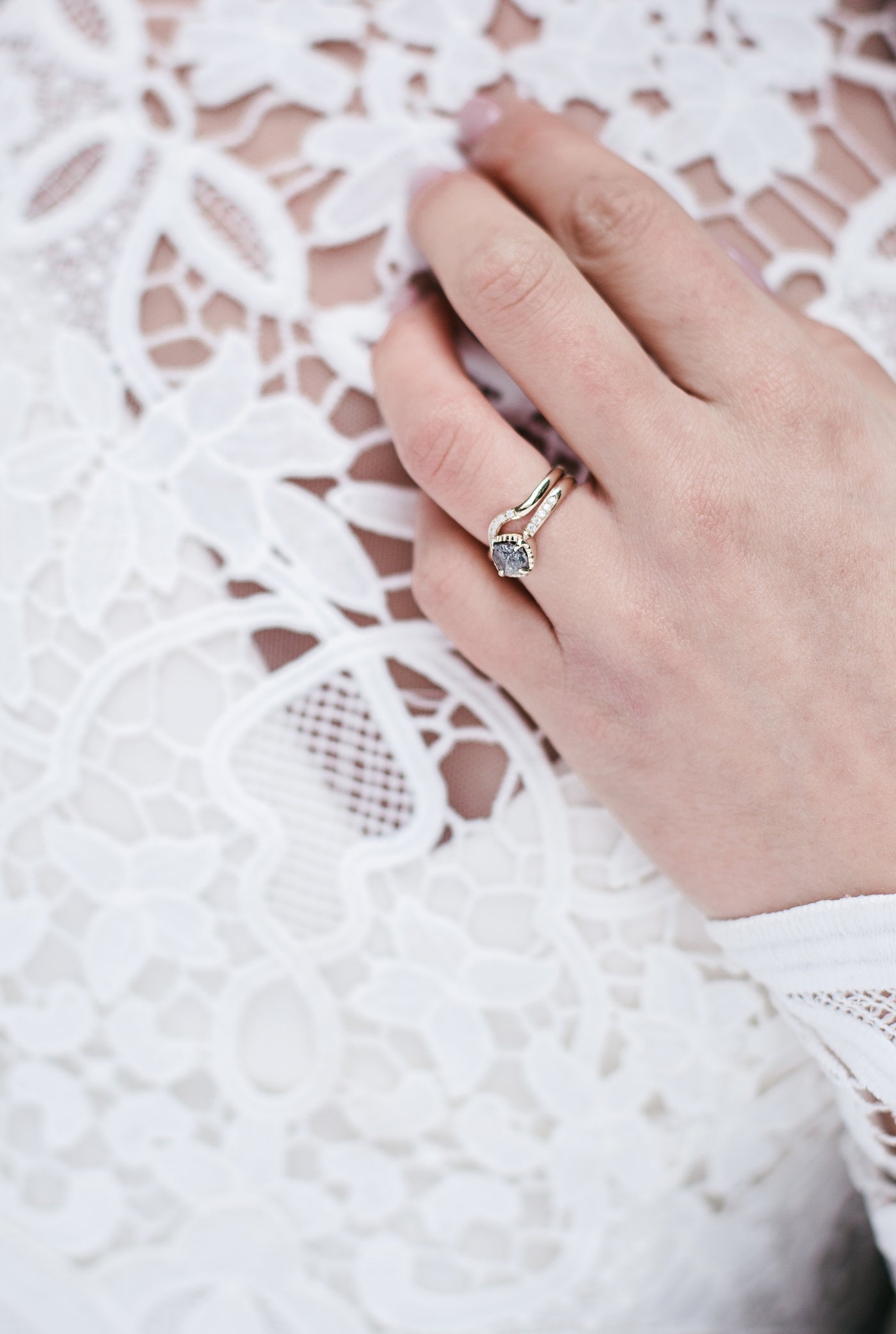 Rope ring worn