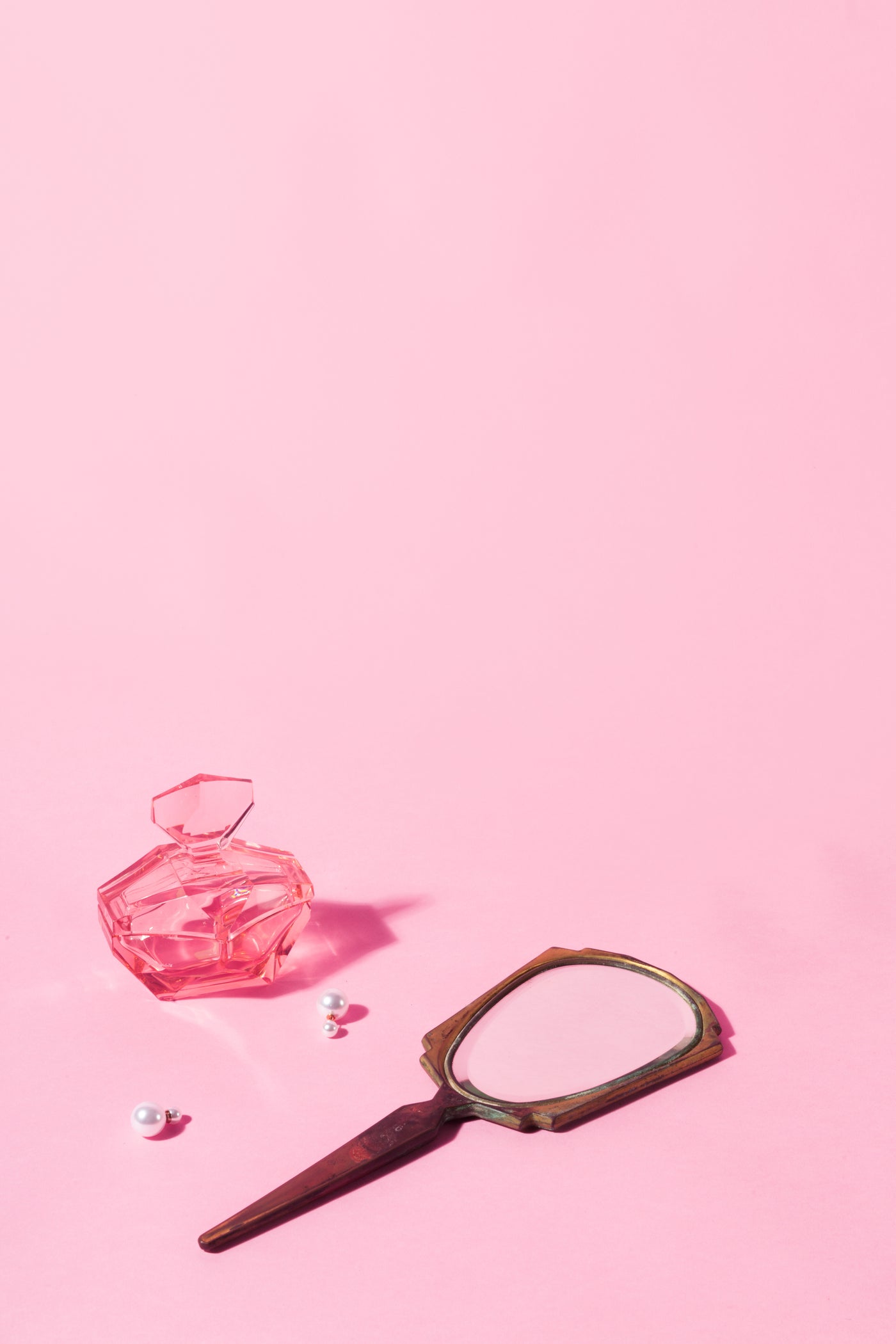 Chain drop hoop earrings