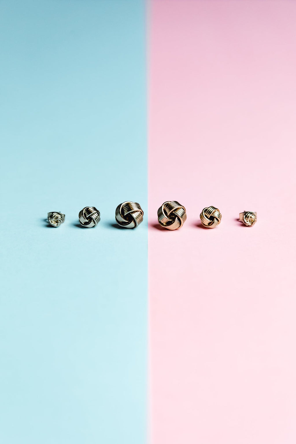 Stud earrings detail