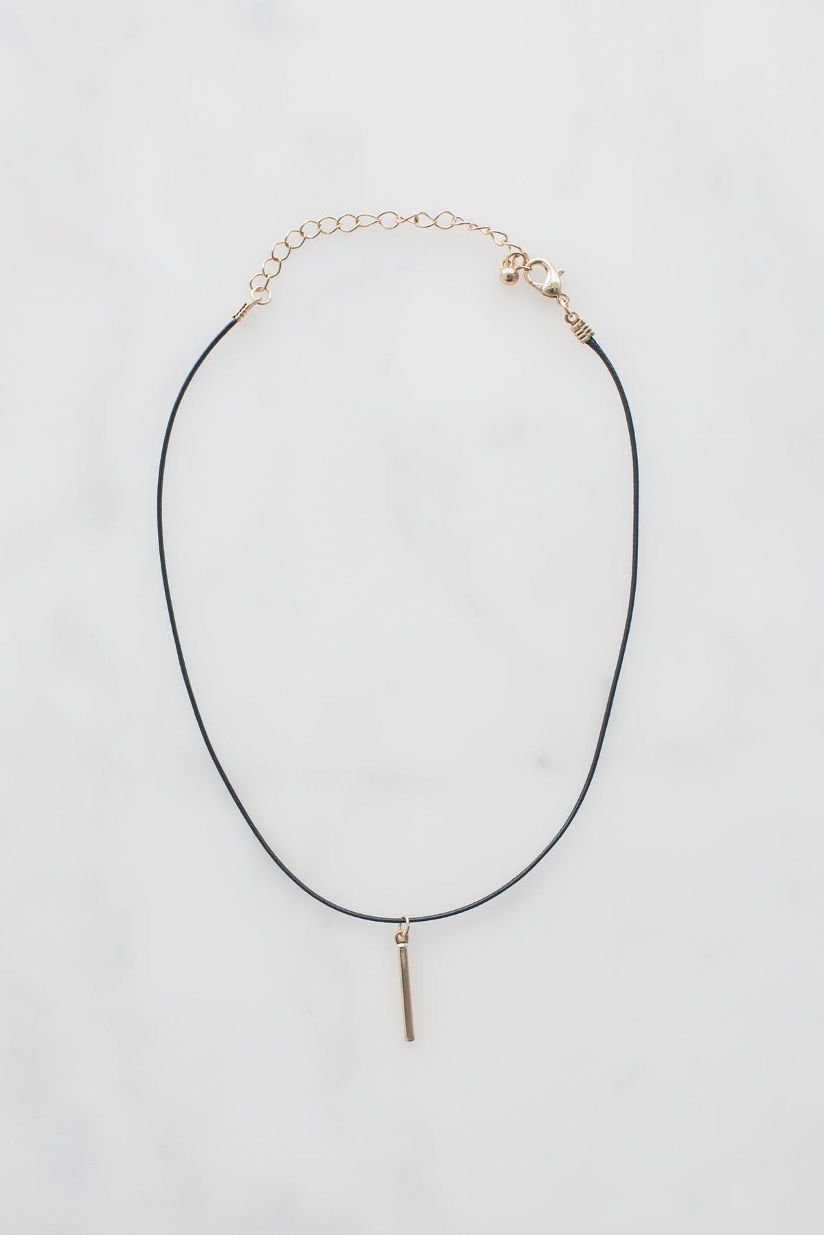Disc pendant necklace