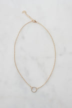 Delicate steel chain laid flat