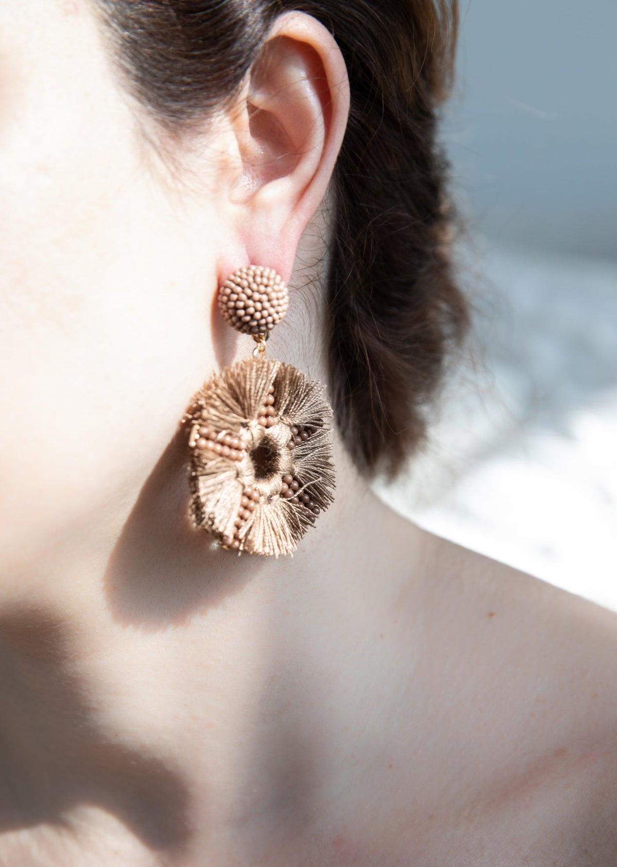 Statement drop earrings