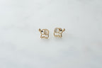 Geometric drop earrings