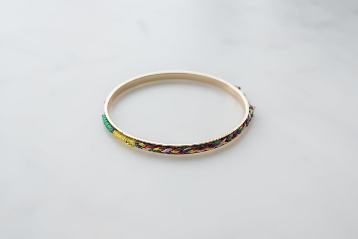 Thin stacking bracelet