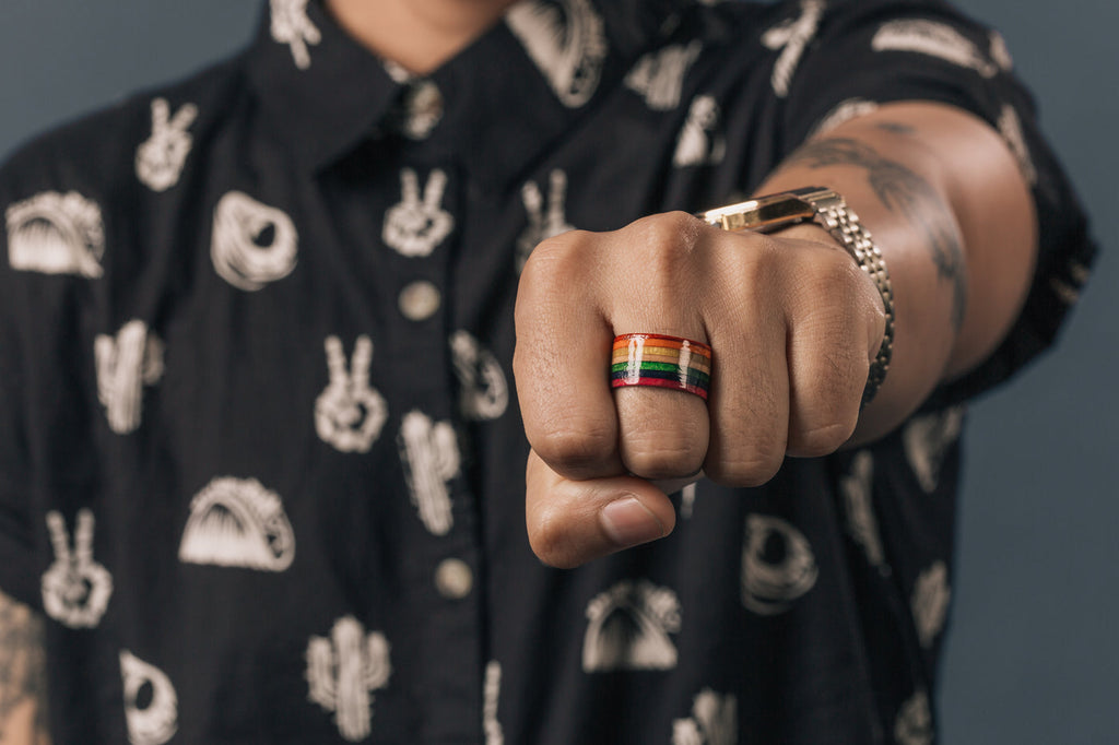 Signet ring worn