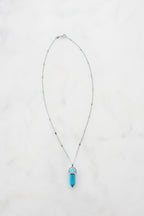 Stone pendant detail