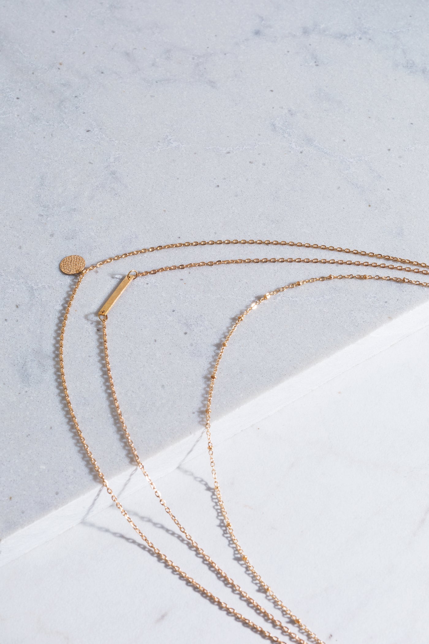 Herringbone chain necklace