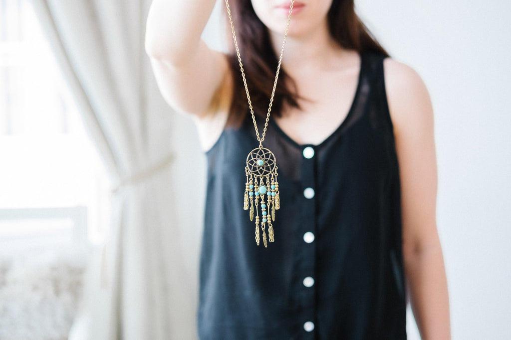Small locket necklace