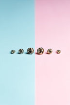 Crystal studs detail