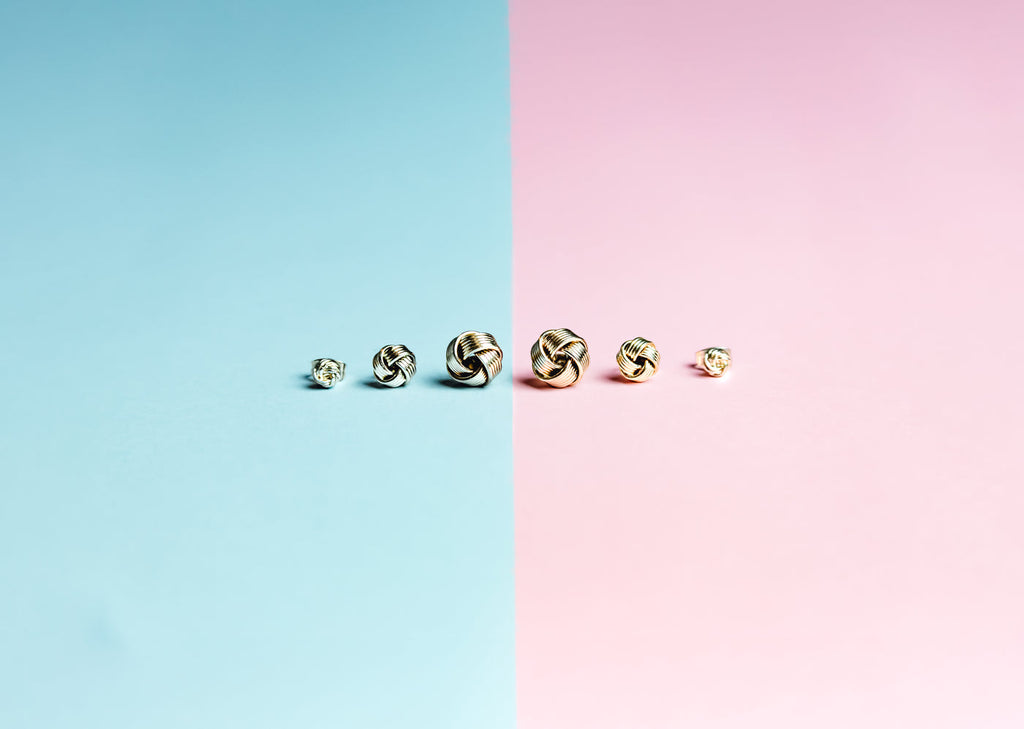 Polished stud earrings