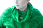 Origami crane pendant